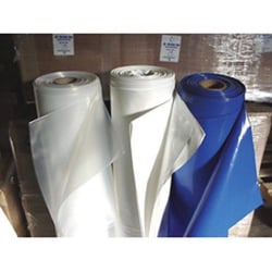 Picture of Dr. Shrink DS-407149B 40' x 149' 7 Mil Blue Shrink Wrap Film