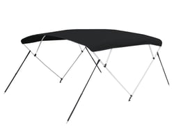 Picture of Carver Covers 4A5487TB02 54" High 4 Bow Fully Assembled Bimini Top Jet Black