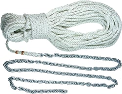 Picture of Lewmar HM15H200PX Anchor Rode 15' 5/16" G4 Chain 200' 5/8" Nylon Rope with Shackle