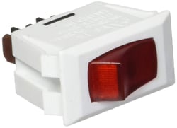Picture of Valterra DG110VP 12V Illuminated On/Off Rocker Switch White/Red