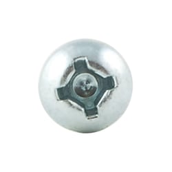 Picture of AP 012PTK5008X1 #8 x 1" Zinc Self-Tapping Pan Head Tri-Screw 500 Pack