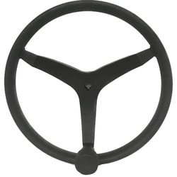 Picture of Uflex V46B 13.5" Stainless Steel Marine Steering Wheel with Speed Knob Black