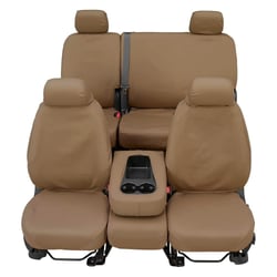Picture of Covercraft SS7534PCTP SeatSaver Polycotton 3rd Row Taupe Seat Cover