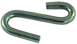 Picture of JR Products 01151 3/8" Zinc Plated Steel S-Hook for Safety Chains