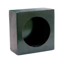Picture of Buyers LB663 Single Round Light Box 6x6x3 Black Powder Coat Steel