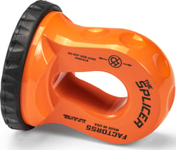 Picture of Factor 55 0035207 Splicer Synthetic Rope Shackle Mount 3/8-1/2 Inch Orange