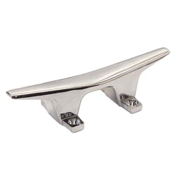 Picture of T-H Marine BE-HA-54032-DP Zamak Dock Cleat 4.5 Inch Chrome Plated