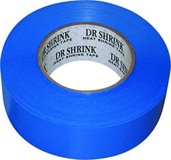 Picture of Dr. Shrink DS-703B 3" x 180' Heat Shrink Tape Blue