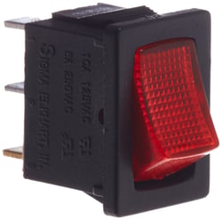 Picture of Valterra DG623VP Mini 12V Illuminated On/Off SPST Switch Black/Red