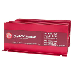 Picture of Analytic Systems IBI3-40-200 Ideal Battery Isolator 200A 40V 3-Bank
