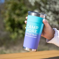 Picture of Camco 53317 Life is Better at The Campsite 20oz Insulated Tumbler
