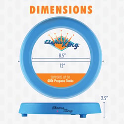 Picture of Flame King YSNPS1 Smart Wireless Propane Tank Scale with Bluetooth App Connectivity