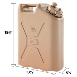 Picture of Scepter 05935 5 Gallon Military Water Container BPA Free Sand