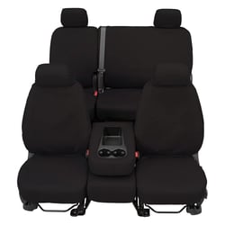 Picture of Covercraft SS8466PCCH Polycotton SeatSaver Custom Second Row Seat Cover Charcoal
