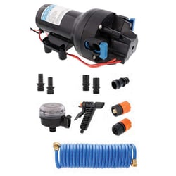 Picture of Jabsco P501J-119N-4A HotShot Series Washdown Pump Kit 12V 5 GPM with Hose