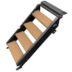 Picture of Prest-O-Fit 2-0531 Trailhead RV 4-Step Rug 23.5" for MORryde StepAbove Buckskin Brown