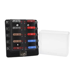 Picture of Cole Hersee 880023-BP Standard 10 ATO Fuse Block with LED Indicators