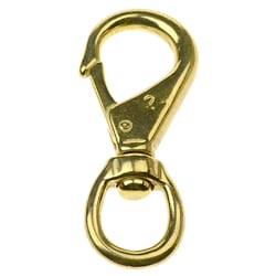Picture of T-H Marine BE-HA-54340-DP Swivel Eye Snap 3.75" Brass
