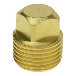 Picture of T-H Marine BE-PL-54836-DP Brass Garboard Drain Plug 1/2 Inch NPT