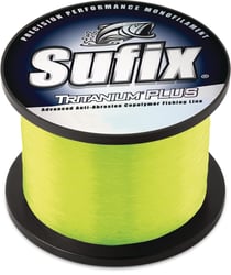 Picture of Sufix 696-130CH TRITANIUM PLUS Monofilament Fishing Line 30 lb 450 Yards Chartreuse