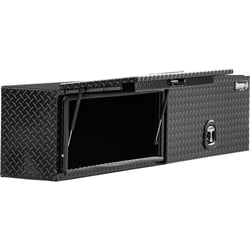 Picture of Buyers 1721363 18x16x72" Gloss Black Diamond Tread Aluminum Topsider Truck Box