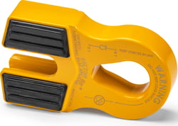 Picture of Factor 55 0037503 Flat Splicer 3/8-1/2" Synthetic Rope Shackle Mount - Yellow