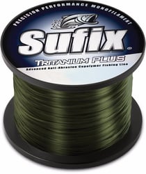 Picture of Sufix 696-120G Tritanium Plus Fishing Line 20lb 1/4lb Spool Dark Green