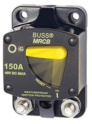 Picture of Blue Sea Systems 7148BSS 187 Series Thermal DC Circuit Breaker - 150 Amp Surface Mount