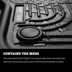 Picture of Husky Liners 95811 WeatherBeater Floor Mats Front & 2nd Row 3-Piece Black