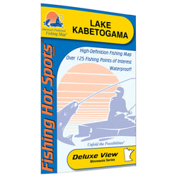 Picture of Fishing Hot Spots L138 Kabetogama Lake Fishing Map