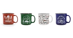 Picture of Camco 53357 Life is Better at the Campsite Ceramic Mug Set 14 oz 4-Pack