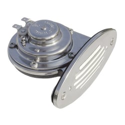Picture of Schmitt Marine Steering Wheels 10051 Mini Single Drop-In Horn Stainless Steel High Pitch 12V