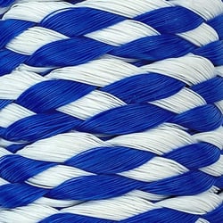 Picture of T-H Marine BE-CO-53461-DP 3/8" x 15' Hollow Braid Polypropylene Utility Line Blue/White
