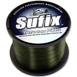 Picture of Sufix 696-117G Tritanium Plus Monofilament Fishing Line 17lb Dark Green 840 Yards