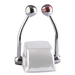 Picture of Schmitt Marine Steering Wheels 50050 Standard Control Arm Set with Red Throttle & Plain Shift Knob