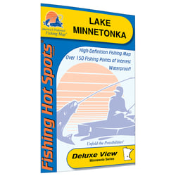 Picture of Fishing Hot Spots L141 Lake Minnetonka Minnesota Fishing Map