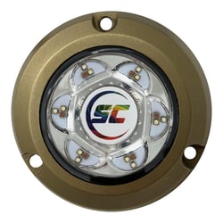 Picture of Shadow-Caster SC2-CC-BZSM 2" LED Underwater Light Color Changing Bronze 24W