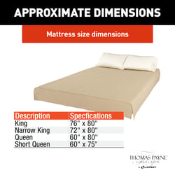Picture of Lippert Components 2022107829 Easy Zzzs RV Bedding Set Short Queen Tan Brown