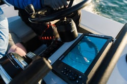 Picture of Lowrance 000-16229-001 Eagle 9 TripleShot Fish Finder with C-MAP DISCOVER Charting