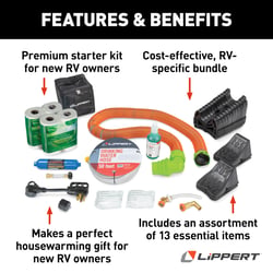 Picture of Lippert Components 2023000844 Premium RV Starter Kit - Complete Setup Bundle
