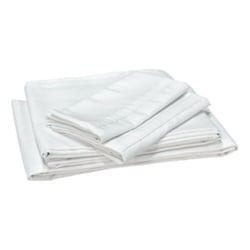 Picture of Lippert Components 2020218489 Thomas Payne Microfiber Sheet Set Short Queen White