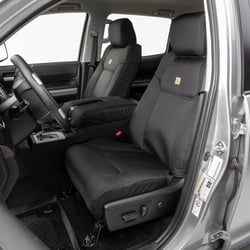 Picture of Covercraft GTC4330ABCOBK Carhartt Super Dux Custom Seat Covers Front Row Black