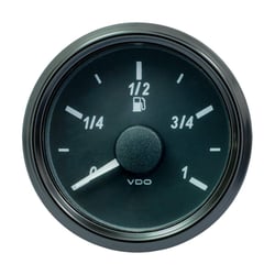 Picture of VDO Gauges A2C3833100030 SingleViu 52mm Fuel Level Gauge Euro Style