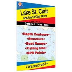 Picture of Fishing Hot Spots L130 St. Clair/St. Clair River Fishing Map (MI/ONT)