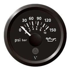 Picture of VDO A2C59514117 Veratron ViewLine 52mm Engine Oil Pressure Gauge 0-150 PSI Black