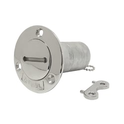 Picture of Gen3 Marine 5-9004 Stainless Steel 3" Fuel Deck Fill with Locking Key Cap