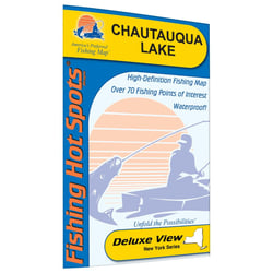 Picture of Fishing Hot Spots S491 Chautauqua Lake NY Fishing Map