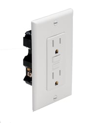 Picture of Marinco 1591-FI.WHITE 15-Amp GFCI Duplex Receptacle 125V Ivory Marine Grade