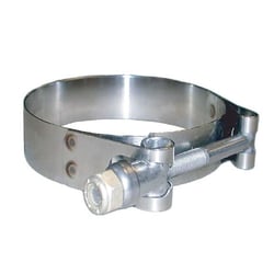 Picture of Trident Marine 720-8501 316 Stainless Steel T-Bolt Hose Clamp 3/4" Band 8.25-8.69" Range 10-Pack