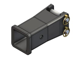 Picture of Blue Ox BX88418 2-1/2" Receiver Add-On for Adjustable Drop Hitch